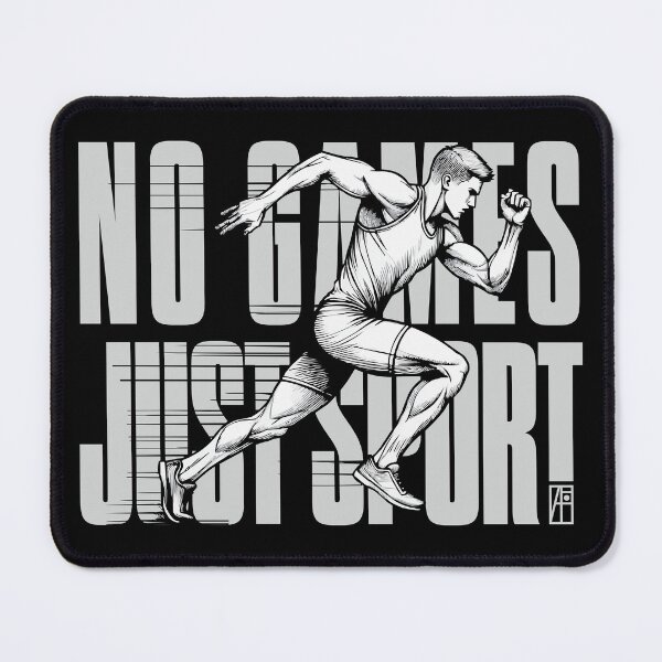 Item preview, NO GAMES JUST SPORT - Running - MAN RUNNER - 2 designed and sold by ArtProjectShop.