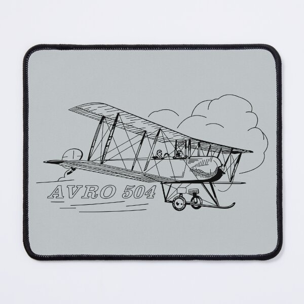 Item preview, Avro 504 WW1 Biplane Bomber Flying Through Clouds designed and sold by MilitaryMart.