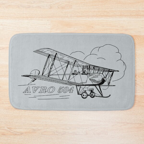 Item preview, Avro 504 WW1 Biplane Bomber Flying Through Clouds designed and sold by MilitaryMart.