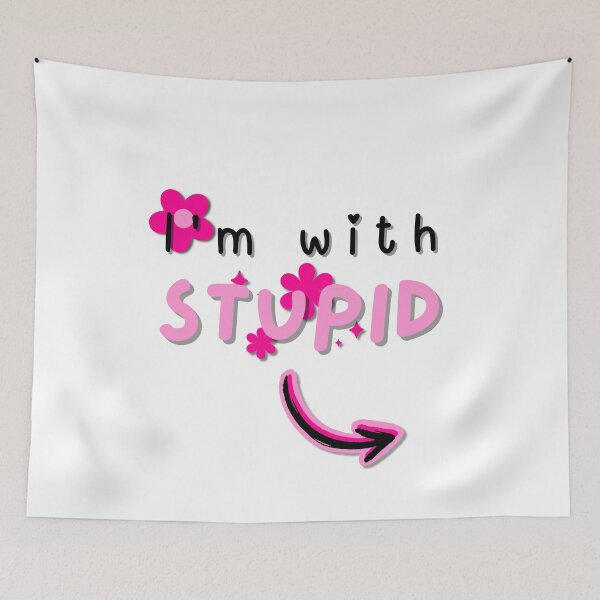 Item preview, I'm with Stupid designed and sold by HypnoMemers.