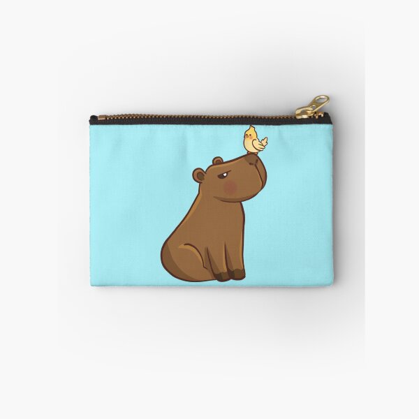 Item preview, Capybara and friend Cockatiel bird designed and sold by camilacarvalho.