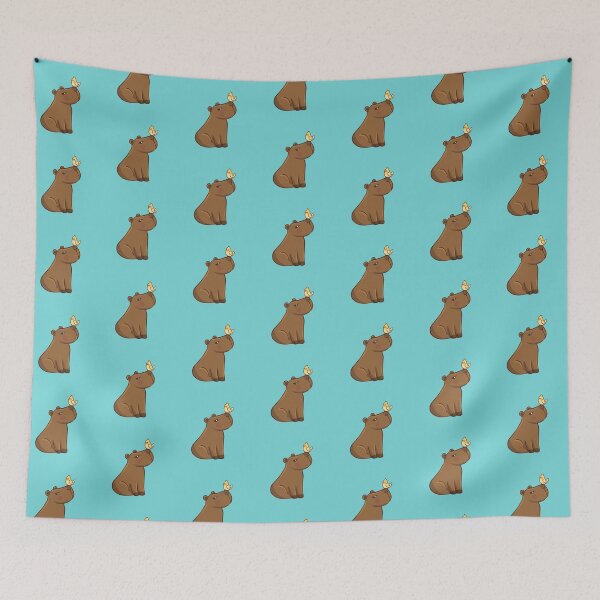 Item preview, Capybara and friend Cockatiel bird designed and sold by camilacarvalho.