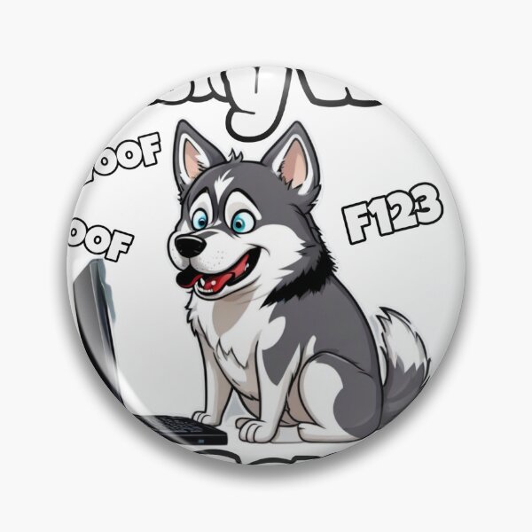 Item preview, Husky WiFi Password: WoofWoof123 designed and sold by CoolEnthusias.