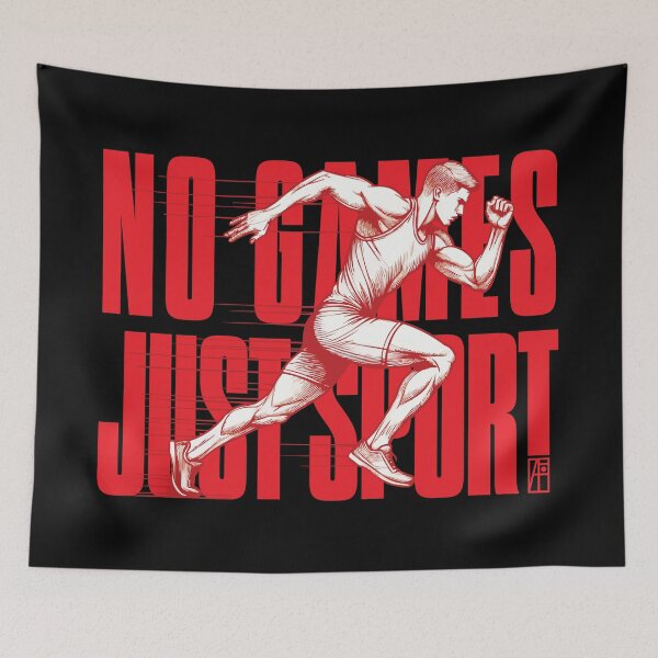 Item preview, NO GAMES JUST SPORT - Running - MAN RUNNER - 3 designed and sold by ArtProjectShop.