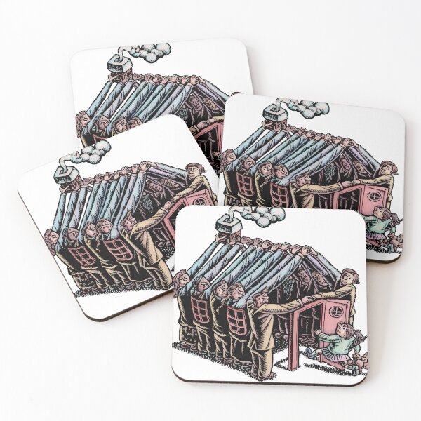 Item preview, Adults form a house for a child with their arms and bodies designed and sold by LisaHaney.
