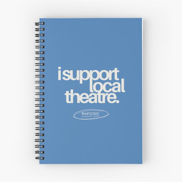 Item preview, i support local theatre, ivory designed and sold by artistreearts.
