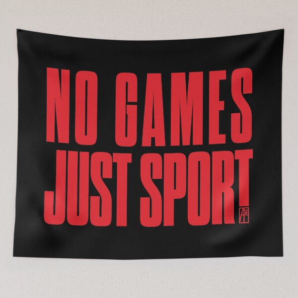 Item preview, NO GAMES JUST SPORT - inscription- SPORT - 1 designed and sold by ArtProjectShop.