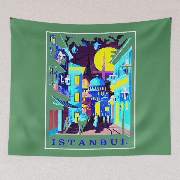 Item preview, Istanbul Turkey Travel and Tourism Advertising Print designed and sold by posterbobs.