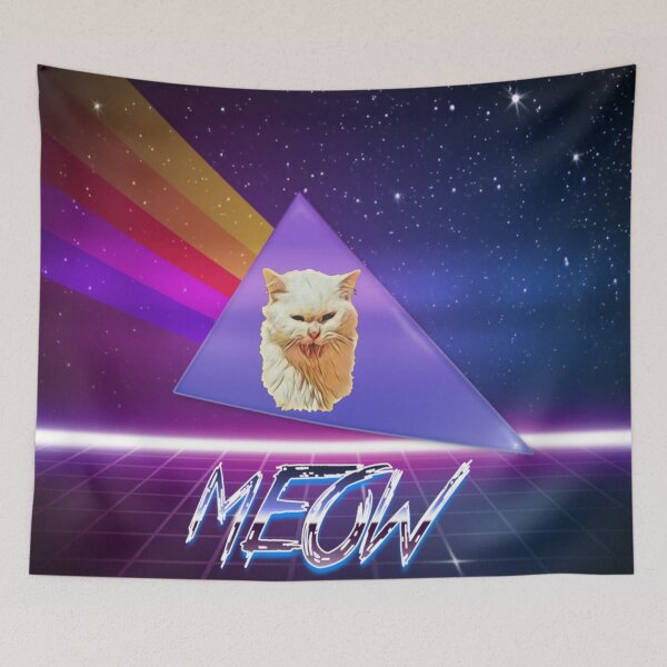 Item preview, Vaporwave Cat 80's designed and sold by Cyberomiz.