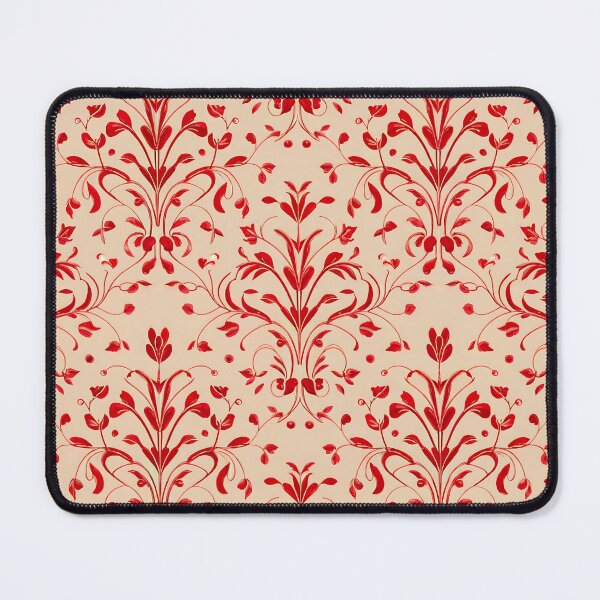 Item preview, Elegant Red Floral Seamless Pattern Design designed and sold by PrintableByZaah.