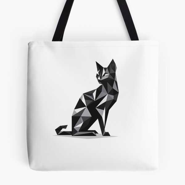 Item preview, Gato poligonal - Vista lateral designed and sold by polygeeks.