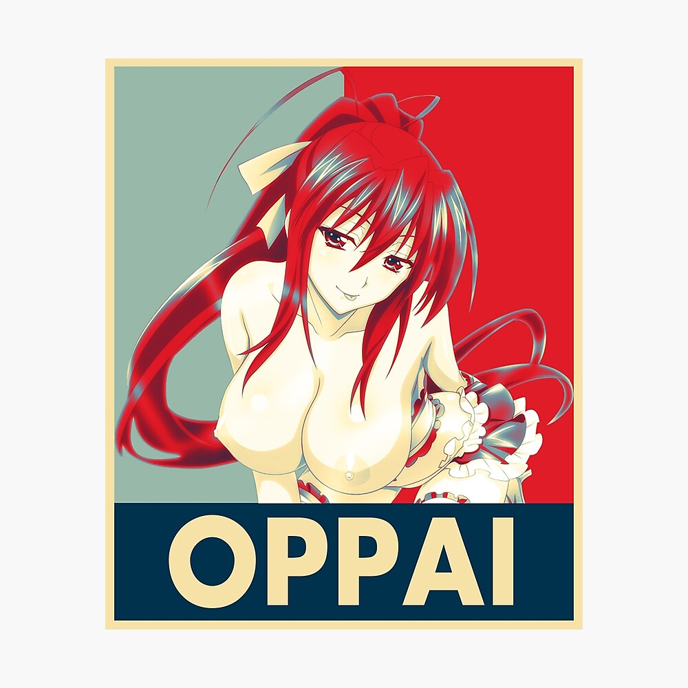 Póster for Sale con la obra «High School DxD - Akeno Himejima Oppai Pop  Art» de Nyki Draw | Redbubble