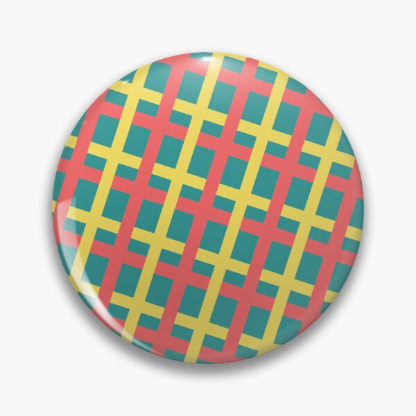 Item preview, Simple & Clean Tricolor Square Overlaid Pattern designed and sold by EvergreenMotifs.