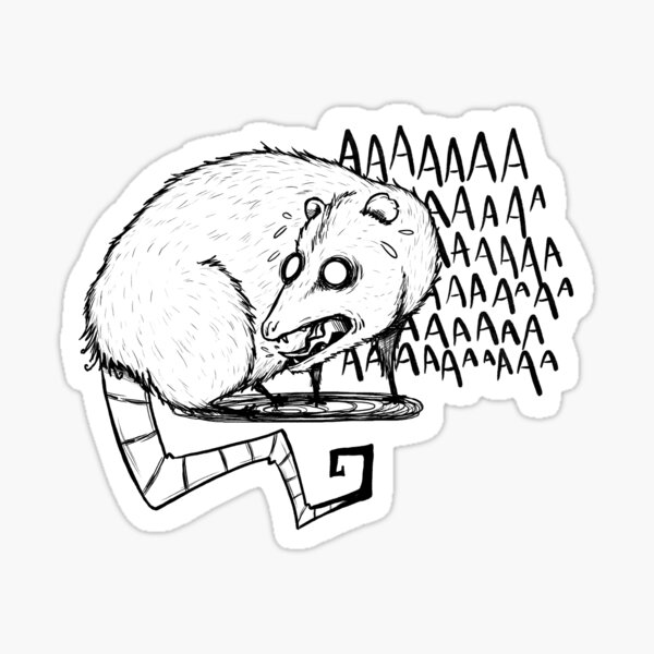 Aaaaaaaapossum Sticker