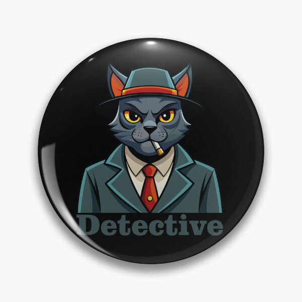 Item preview, Cat Detective Whiskers designed and sold by YatsuStore.