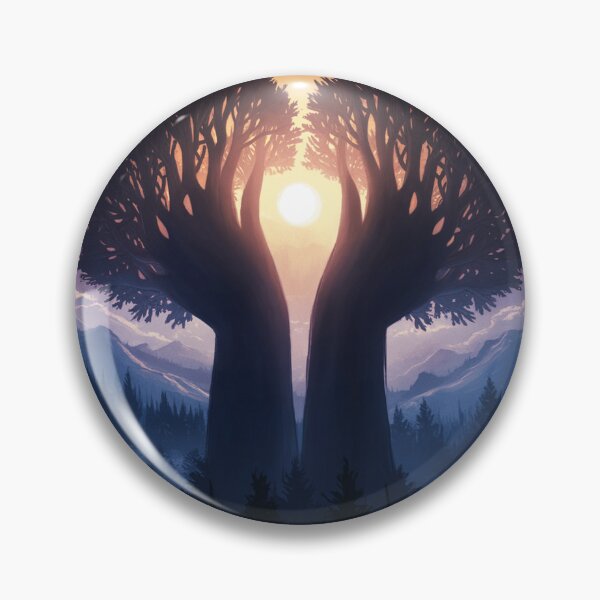 Item preview, Two Trees Holding the Sun at Sunset  designed and sold by Exodoi.