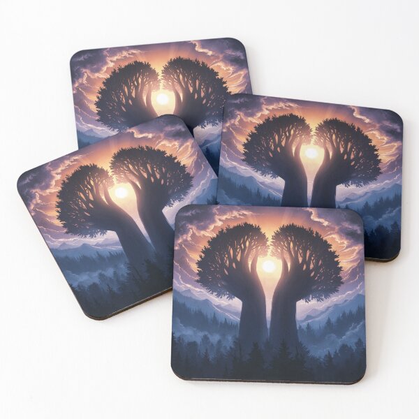 Item preview, Two Trees Holding the Sun at Sunset  designed and sold by Exodoi.