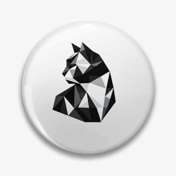 Artikelvorschau, Einfache polygonale Katze entworfen und verkauft von polygeeks.