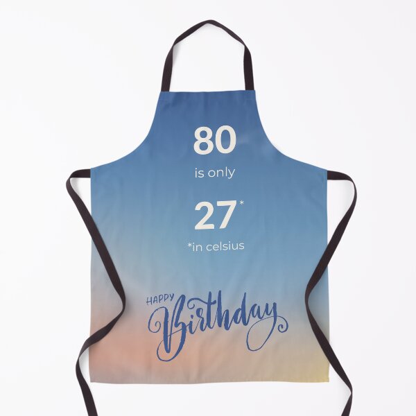 Item preview, Fun 80th Birthday Card with Hilarious Celsius Conversion designed and sold by Meg Mango.