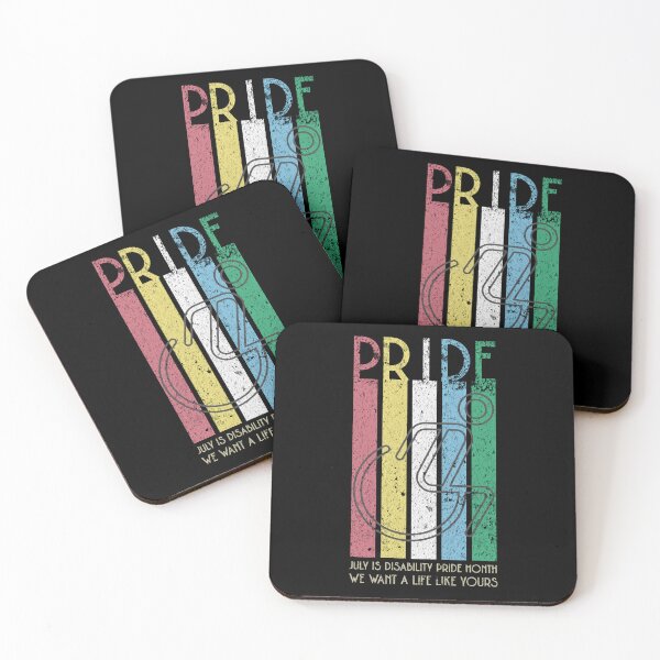 Item preview, PRIDE - DISABILITY PRIDE - WE WANT A LIFE LIKE YOURS designed and sold by Twisted-Teeze.