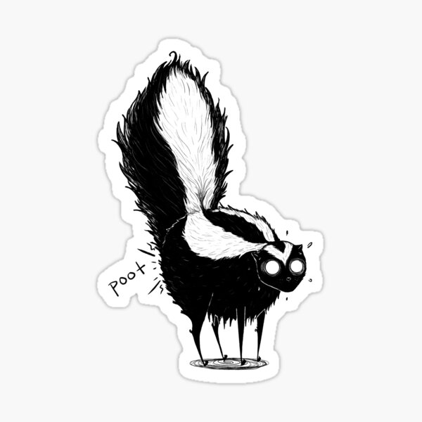 Poot Skunk Sticker