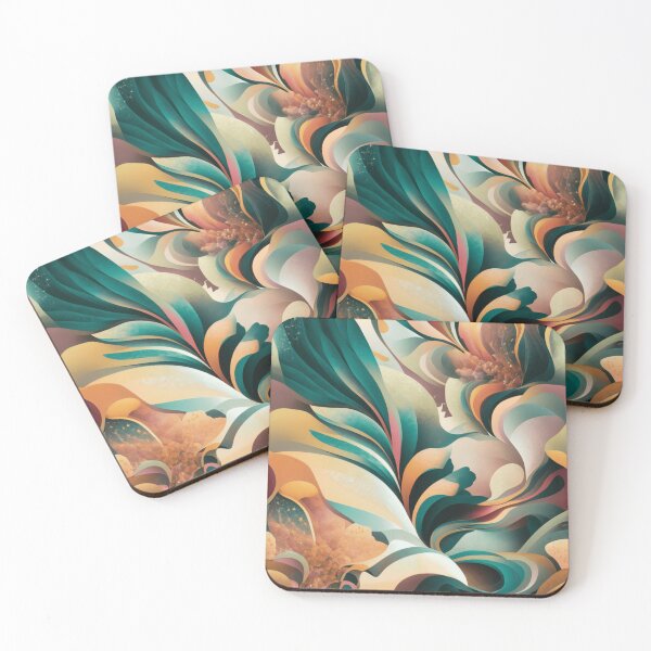 Item preview, Flowing Abstract Blossoms designed and sold by Exodoi.