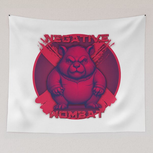 Item preview, Negative Wombat designed and sold by pUNKnown.