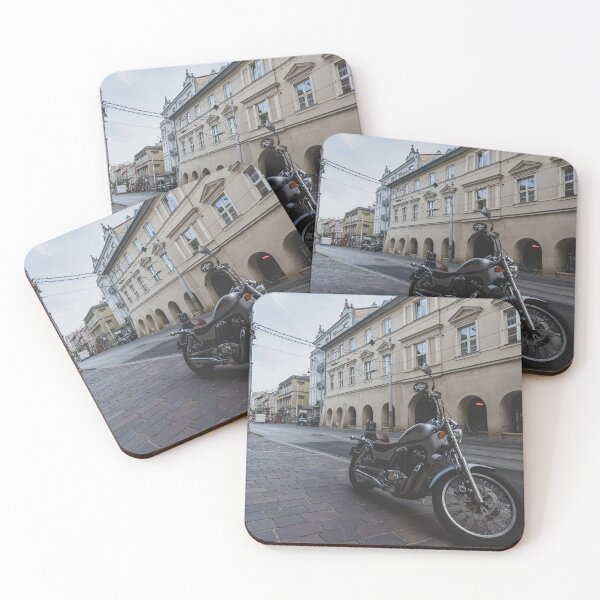 Item preview, Motorcycle on a quiet city street designed and sold by Piotr Front.