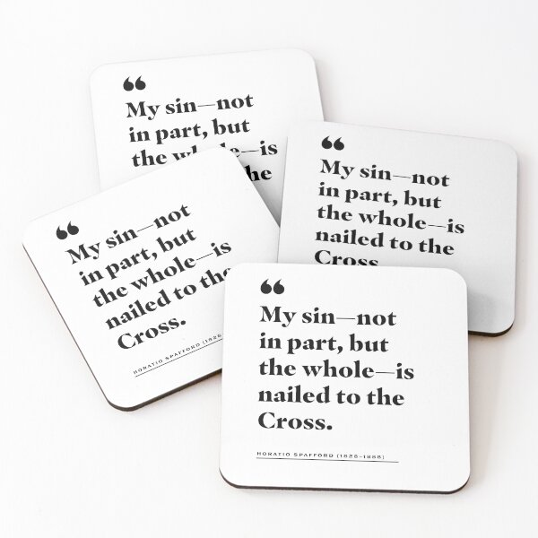 Item preview, Nailed to the Cross (It Is Well) Quote designed and sold by 2fivequotes.