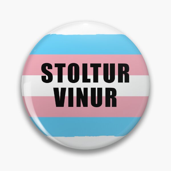 Artikelvorschau, Transgender-Fan - Stoltur Vinur entworfen und verkauft von Transvinir.