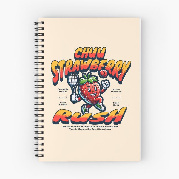 Item preview, Chuu strawberry rush tennis typography text Morcaworks designed and sold by Morcawork.