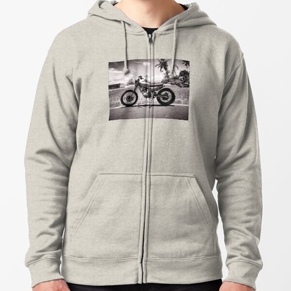 scrambler trail tracker Zipped Hoodie