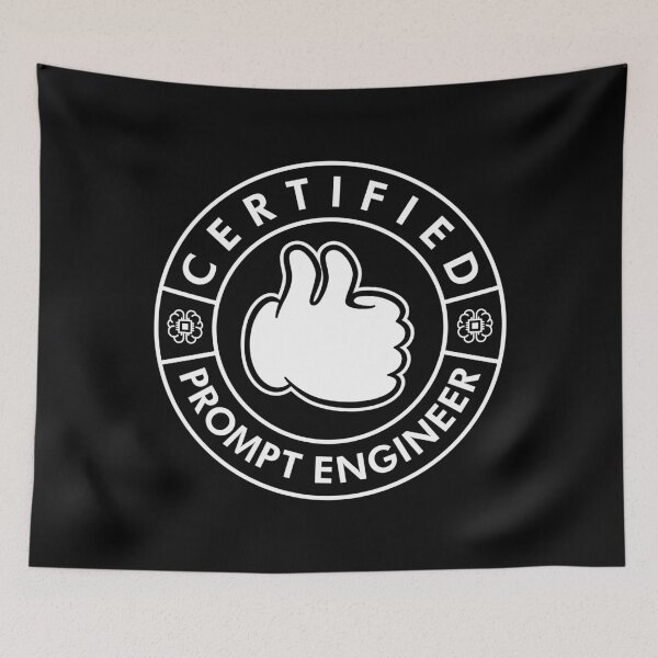 Item preview, Certified Prompt Engineer designed and sold by sachpica.
