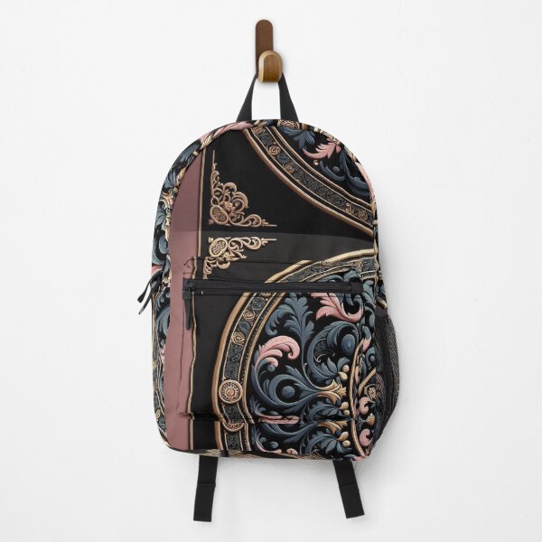 Item preview, Black, Matte Blue & Mauve Rococo designed and sold by DesignsByPrnces.