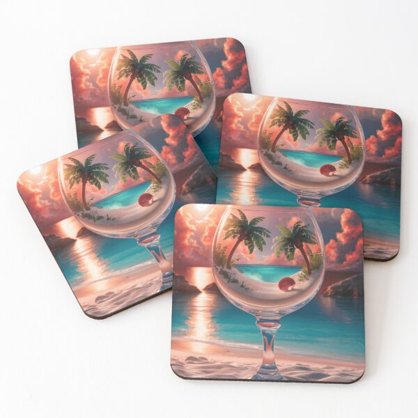 Item preview, Paradise in a Glass: Tropical Sunset Dream designed and sold by Exodoi.