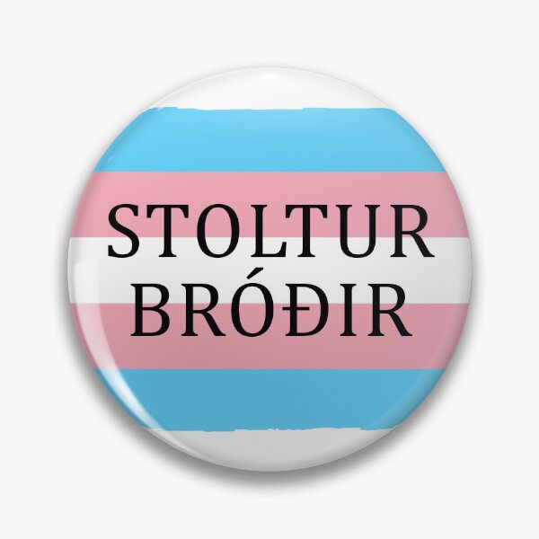 Item preview, Trans fáni- Stoltur bróðir designed and sold by Transvinir.