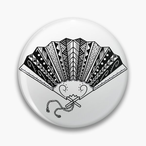 Item preview, Abanico plegable tribal designed and sold by Steeb757.