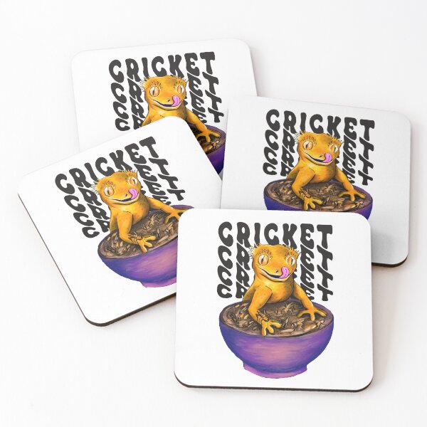 Item preview, Crazy Crested Gecko Got Crickets Dinner designed and sold by BeataY6Art.
