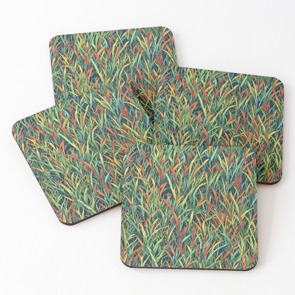 Item preview, Abstract Colorful Seagrass Pattern designed and sold by calibrit.