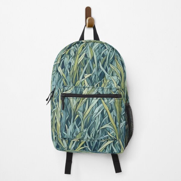 Item preview, Abstract Blue and Green Seagrass Pattern designed and sold by calibrit.