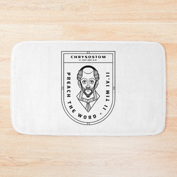 Item preview, Preach the Word John Chrysostom Badge designed and sold by 2fivequotes.