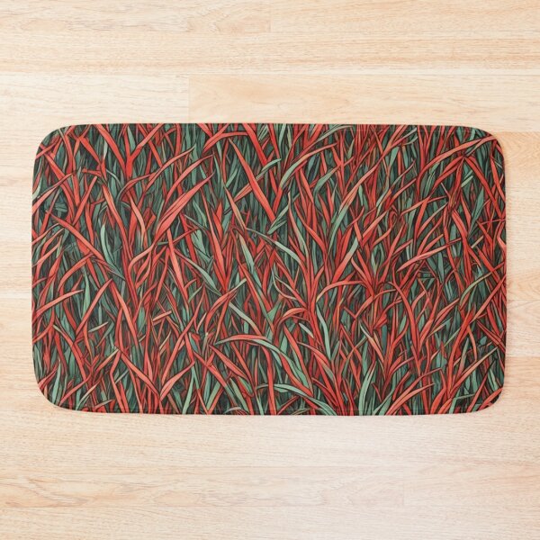 Item preview, Abstract Red Seagrass Pattern designed and sold by calibrit.