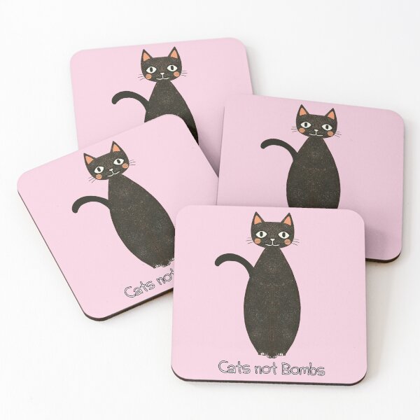 Item preview, Pet Cats not Bombs designed and sold by Artlizzard.