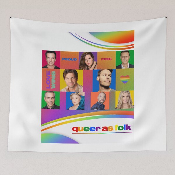 Item preview, Queer as folk Poster Pride designed and sold by GroupieClub.