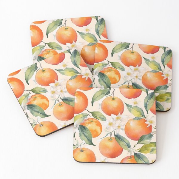 Item preview, Mediterranean Oranges Pattern designed and sold by EnchantedWishes.