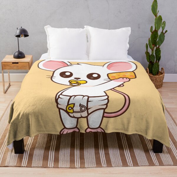 Item preview, Cute Baby Mouse Holding Cheese Cartoon Vector Icon - Adorable Animal and Food Illustration designed and sold by hjian8219.