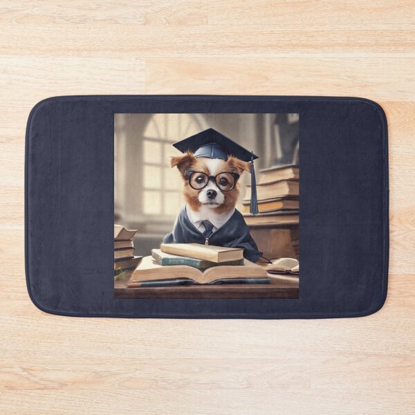 Item preview, Smart dog with glasses designed and sold by TrendyGenZArt.