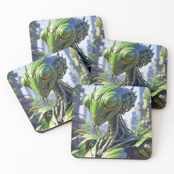 Item preview, Cool Futuristic Grasshopper Cyborg Killer Robot designed and sold by TheArtOfPat.