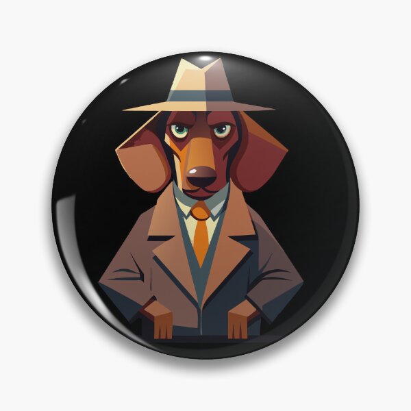 Item preview, Serious Detective Dog designed and sold by YatsuStore.
