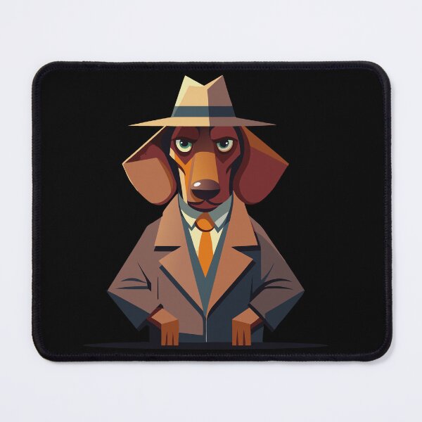 Item preview, Serious Detective Dog designed and sold by YatsuStore.